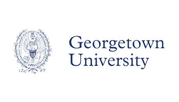 A logo of georgetown university.