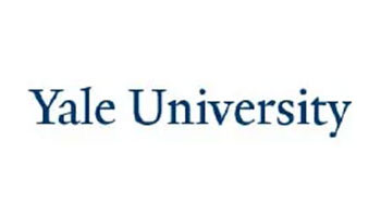 A blue and white logo for temple university.